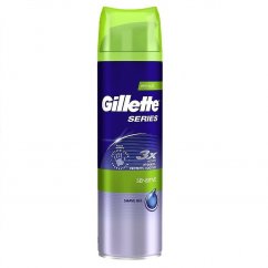 Gillette, Series Sensitive gel na holení pro citlivou pleť 200 ml