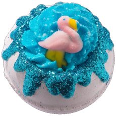 Bomb Cosmetics, Flock Star Bath Blaster musująca kula do kąpieli 160g