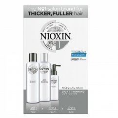 NIOXIN, systém 1 šampón na vlasy 300ml + kondicionér na vlasy 300ml + kúra 100ml