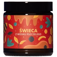 Mglife Świeca z wosku pszczelego 120ml