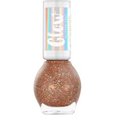 Miss Sporty, Glow Glitter Coat lak na nechty 040 Golden Warmth 7ml