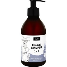 LaQ, Kozacki szampon 1w1 przeciwłupieżowy z wyciągiem z drzewa herbacianego i kompleksem dwunastu ziół 300ml