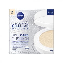 Nivea Hyaluron Cellular Filler 3v1 Care Cushion, Make-up, 15 g, 01 Light