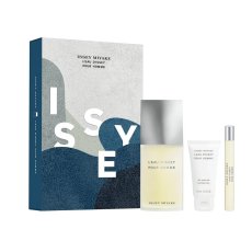 Issey Miyake L'Eau d'Issey Pour Homme zestaw woda toaletowa spray 125ml + woda toaletowa spray 10ml + żel pod prysznic 50ml