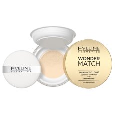 Eveline Cosmetics, Wonder Match puder utrwalający z ametystowym pyłkiem 6g