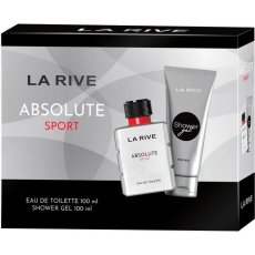 La Rive, Absolute Sport Men sada toaletní voda ve spreji 100 ml + sprchový gel 100 ml