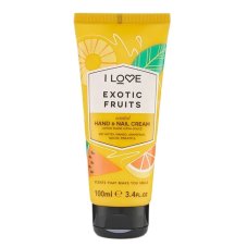 I Love, Voňavý krém na ruky a nechty Hydratačný krém na ruky a nechty Exotic Fruit 100ml