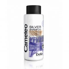 Cameleo, šampón proti žltnutiu vlasov Silver Shampoo mini šampón pre blond vlasy proti žltnutiu 50ml