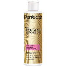 Perfecta, luxusní odličovací mléko s 24K zlatem a růžovým olejem 200 ml