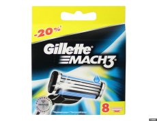 Gillette, Mach 3 náhradní žiletky 8 kusů