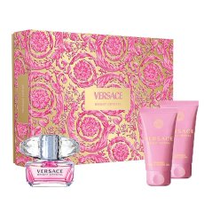 Versace Bright Crystal sada toaletní voda 50ml + tělové mléko 50ml + sprchový gel 50ml