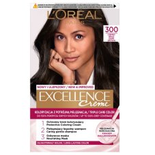 L'Oréal Paris, Excellence Creme barva na vlasy 300 tmavě hnědá