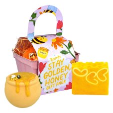 Bomb Cosmetics Punnet Gift Pack Stay Golden Honey gift set 2pcs
