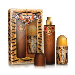 Cuba Original, Cuba Jungle Tiger set parfémová voda 100ml + deodorant roll-on 50ml