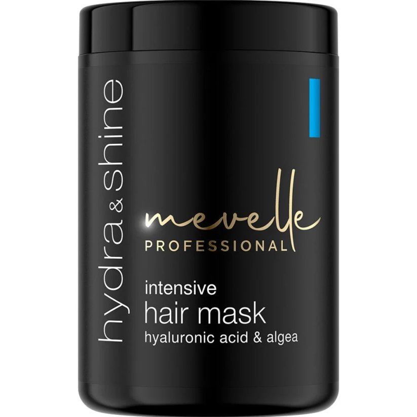 Mevelle Professional, Hydra & Shine Intensive Hair Mask nawilżająca maska do włosów 900ml