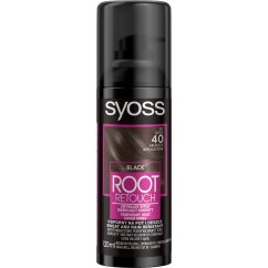 Syoss, Root Retouch maskovací sprej na rast vlasov Black 120ml