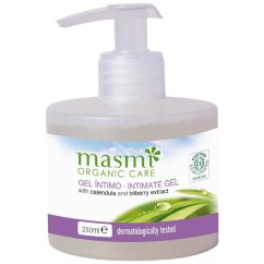 Masmi, Organic Care jemný gél na intímnu hygienu s nechtíkom lekárskym a extraktom z čučoriedok 250 ml