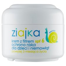 Ziaja, Ziajka opaľovací krém SPF6 pre deti a dojčatá 50ml
