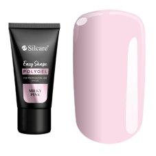 Silcare Easy Shape Polygel akrylový gél na nechty Milky Pink 30g
