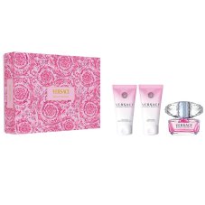 Versace Súprava Bright Crystal toaletná voda 50ml + sprchový gél 50ml + telové mlieko 50ml