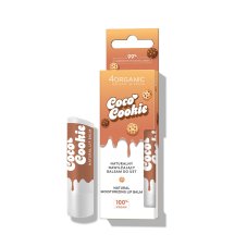 4organic Natural Protective Lip Balm Přírodní hydratační balzám na rty Coco Cookie 5g