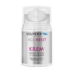 SOLVERX, Age Reset nočný krém-maska s ceramidmi 50ml