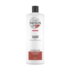 NIOXIN, System 4 Cleanser Shampoo oczyszczający szampon do włosów farbowanych znacznie przerzedzonych 1000ml