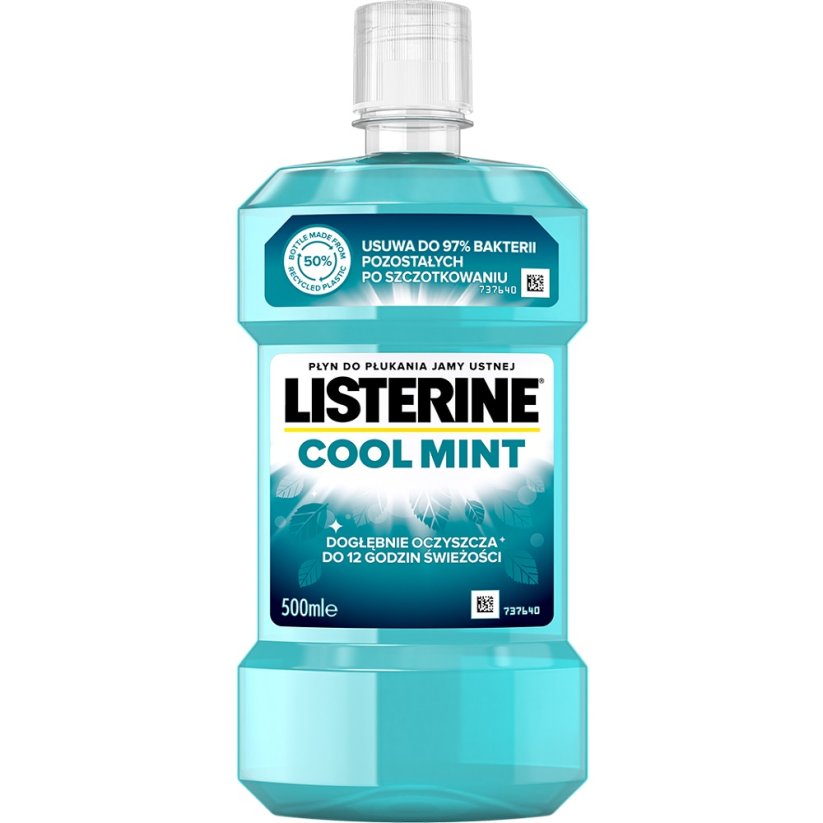 Listerine, ústna voda Cool Mint 500 ml