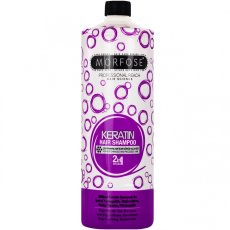 Morfose, Keratin Hair Shampoo 2in1 szampon do włosów zniszczonych 1000ml