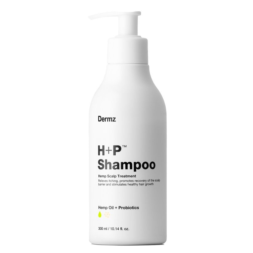 Dermz, H+P konopný šampón s CBD a probiotikami 300 ml