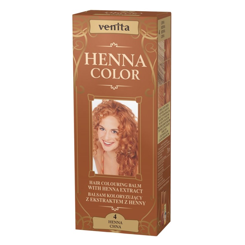 Venita, Henna Color balsam koloryzujący z ekstraktem z henny 4 Chna 75ml