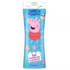 Peppa Pig, sprchový gél a šampón 2 v 1 Cherry 300 ml