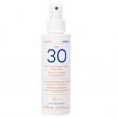 Korres, Yoghurt Sunscreen Spray Emulsion Body + Face emulsja ochronna w sprayu do ciała i twarzy SPF30 150ml