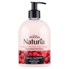 Joanna, Tekuté mydlo Naturia s balzamom Malina 500ml