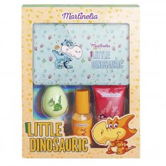 Martinelia, Little Dinosauric Bag Set sprchový gel 100ml + tělová mlha 50ml + bomba do koupele 70g + kosmetická taštička