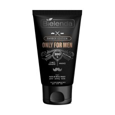 Bielenda, Only For Men Barber Edition 3-v-1 čistiaca pasta na tvár-peeling-maska 150g