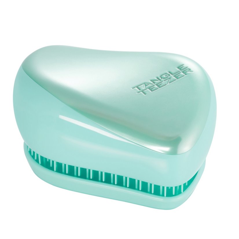 Tangle Teezer, kompaktná stylingová kefa na vlasy Teal Chrome