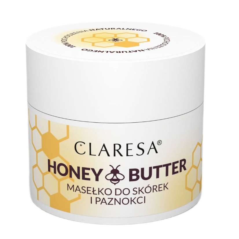 Claresa, Honey Butter masełko do skórek i paznokci 14g