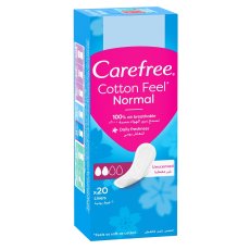 Carefree, Cotton Feel Normal wkładki higieniczne nieperfumowane 20szt