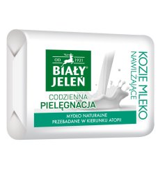 Hypoalergenní přírodní mýdlo White Deer s kozím mlékem a lnem 100g