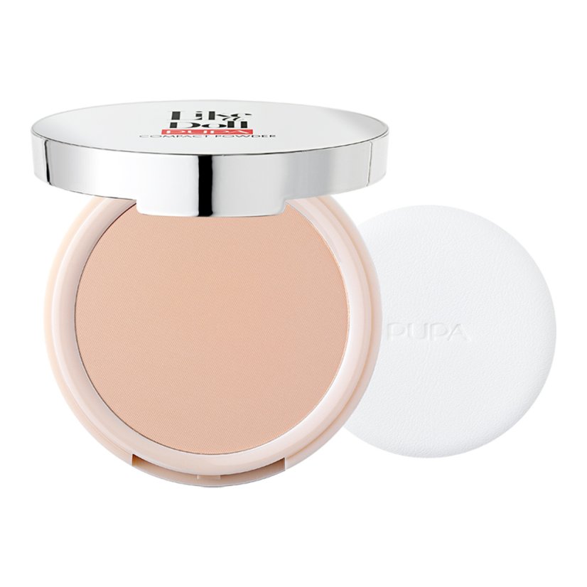 Pupa Milano, Like A Doll Nude Skin Compact Powder SPF15 puder matujący 005 Golden Honey 10g