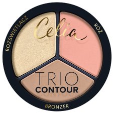 Celia Trio Contour sada pudrů pro konturování obličeje 02