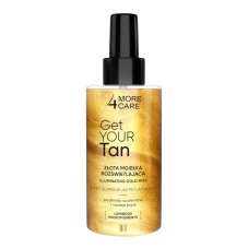 MORE4CARE_Get Your Tan! zlatá rozjasňující mlha 150ml