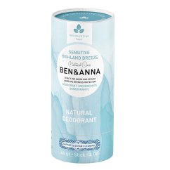 Ben&amp;Anna, prírodný dezodorant prírodný dezodorant bez sódy Sensitive Highland Breeze 40g