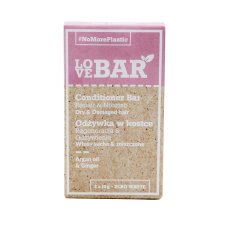 Love Bar, Conditioner Bar odżywka w kostce do włosów suchych i zniszczonych Olej Arganowy & Imbir 2x30g