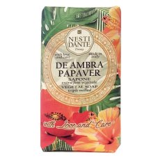 Nesti Dante De Ambra Papaver Sapone přírodní toaletní mýdlo Červený mák 250g