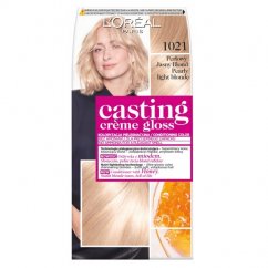 L'Oréal Paris, Casting Creme Gloss farba na vlasy 1021 Light Pearl Blonde