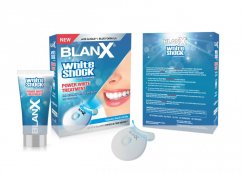 BlanX, White Shock Power White Treatment bieliaca zubná pasta 50ml + Blanx LED Bite
