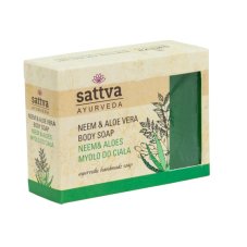 Sattva Glycerinové tělové mýdlo Neem a Aloe Vera 125g