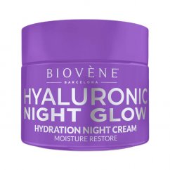 Biovene, Hyaluronic Night Glow nawilżający krem do twarzy na noc 50ml